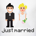 Молодожены пиксель арт