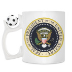 Кружка с футбольным мячиком