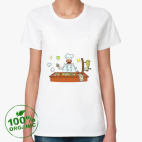 Женская футболка органик