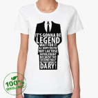 Женская футболка органик