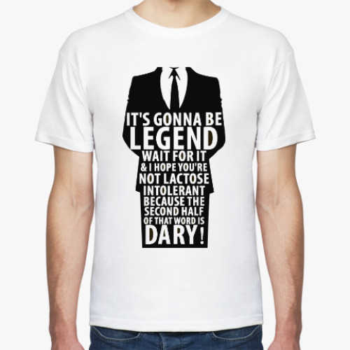 Футболка с принтом Костюмчик LEGENDARY!