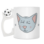 Кружка с футбольным мячиком