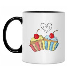 Кружка двухцветная