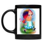 Кружка цветная UV-DTF