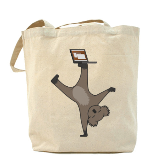 Сумка шоппер с принтом Karmic Koala