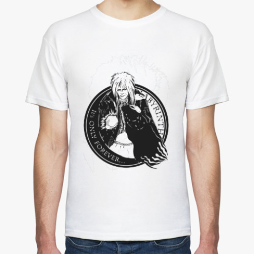 Футболка с принтом Jareth The Goblin King David Bowie Лабиринт