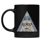 Кружка цветная UV-DTF