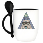 Кружка с ложкой