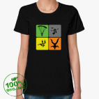 Женская футболка органик