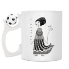 Кружка с футбольным мячиком