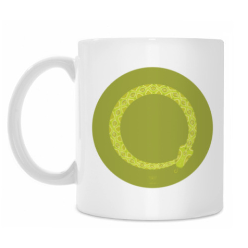 Кружка с принтом Animal Zen: V is for Viper