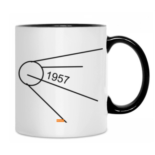 Кружка с принтом Спутник (Sputnik)