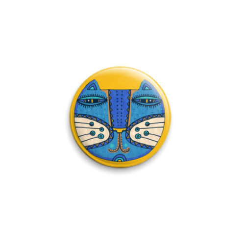 Значок 25мм с принтом Год КОТА