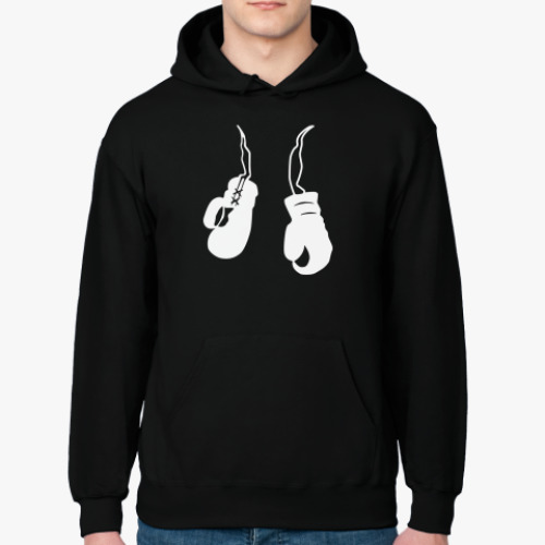 Толстовка худи с принтом Boxing