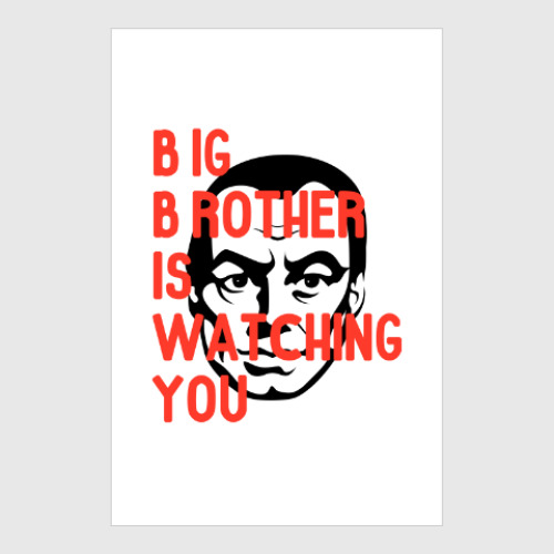 Постер с принтом Большой брат