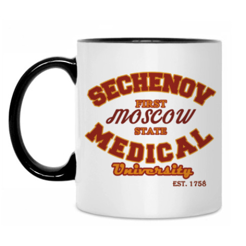 Кружка с принтом Первый мед Сеченова