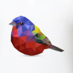 Птичка из полигонов