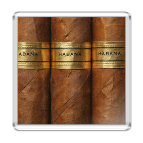 Магнит с принтом Кубинские сигары