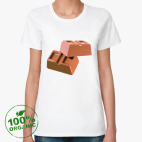 Женская футболка органик