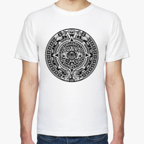 Футболка с принтом Календарь Майя