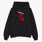 Толстовка худи оверсайз