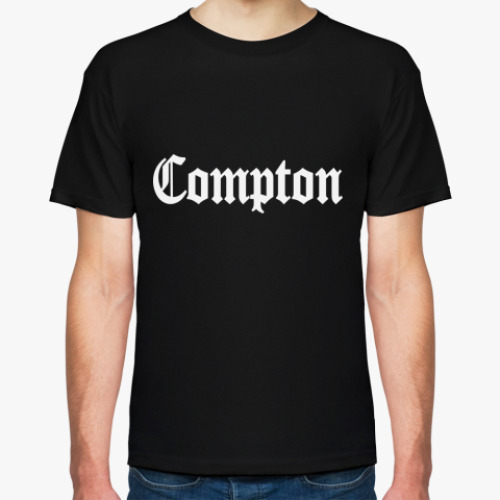 Футболка с принтом Compton