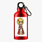 Металлическая бутылка 400 мл UV-DTF