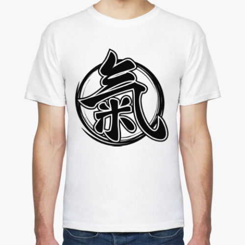 Футболка с принтом Иероглиф Ки (Ци)