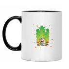 Кружка двухцветная