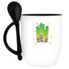 Кружка с ложкой