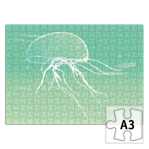 Пазл с принтом Медуза