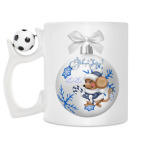 Кружка с футбольным мячиком