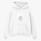 Толстовка худи оверсайз