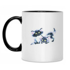 Кружка двухцветная