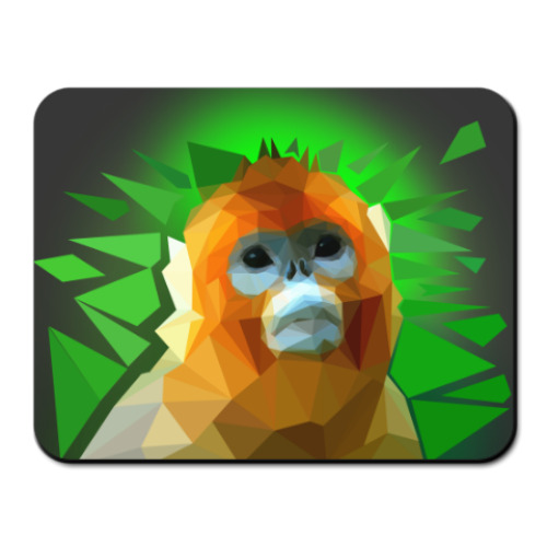 Коврик для мыши с принтом Синемордая обезьяна