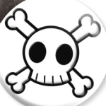 Череп с костями