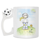 Кружка с футбольным мячиком