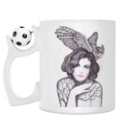 Кружка с футбольным мячиком