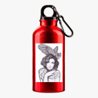 Металлическая бутылка 400 мл UV-DTF