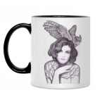 Кружка двухцветная