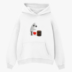 Толстовка худи оверсайз