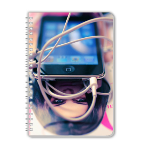 Тетрадь с принтом Отдых