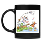 Кружка цветная UV-DTF