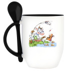 Кружка с ложкой