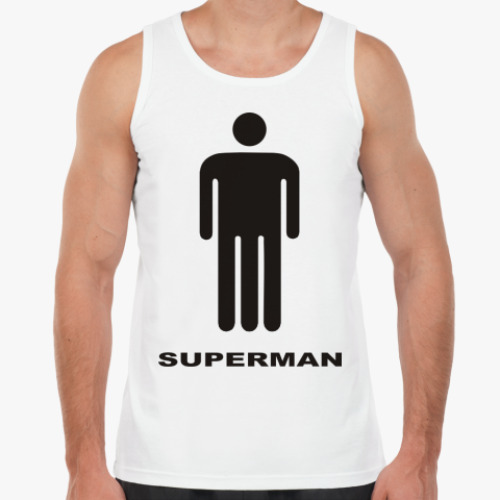 Майка с принтом СуперМэн