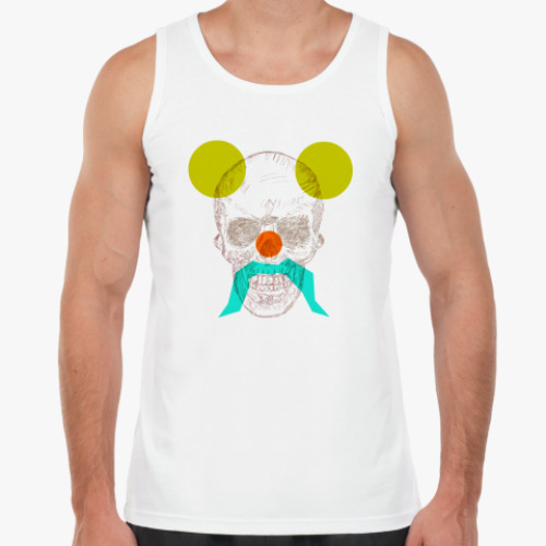 Майка с принтом Череп