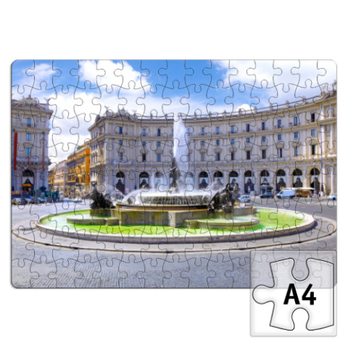 Пазл с принтом  Фонтан