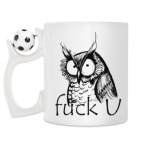 Кружка с футбольным мячиком