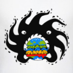 Black hole eating a globurger