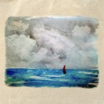 Шторм и красный парус